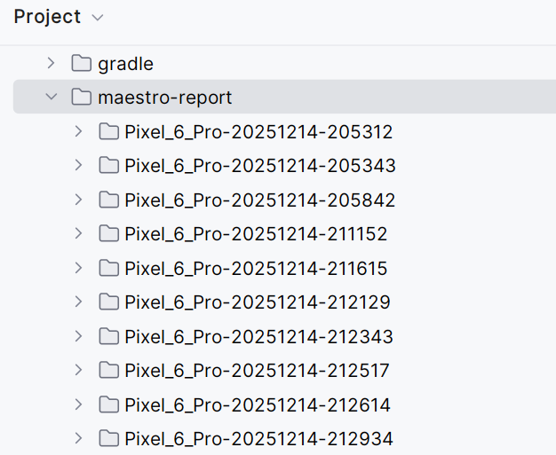 Пример отчета Maestro